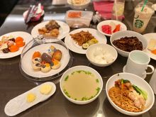 Food from various places , including the food court at FSKL 