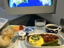 Breakfast at 3pm... Why not light meal like outbound?