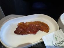 Maple glazed bacon
