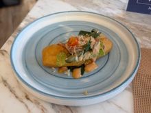 Gold and diamond members get a small plate of local dish