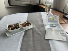 Pre meal snacks. Severed just after wheels up. 