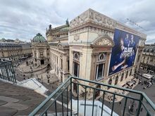 Fron our balcony on the 5th floor opera view roo  
