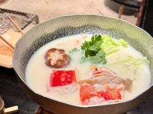 Soy milk based crab hot pot. Perfect for the cold weather. 

There was also an entire ise ebi, a beef entree, and a rice course. 