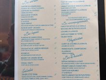 Current dinner menu. Had 2 meals. Found the food unremarkable and relatively expensive. Ordibary wine by the glass. Nice view, good service and appreciated using f&b milestones but better quality options nearby. 