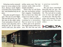 
Traditions and heritage of customer-focused service: Delta advertising from 1970’s