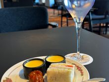 Afternoon tea offering and mocktail 