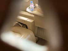 The view through the service hatch... so behave yourselves!