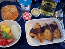 French toast. It was okay but very bland. 