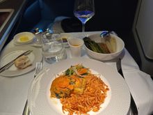 The barramundi was very tasty and spicier than I’d expected and all thr more enjoyable for that. 