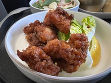Tuscan Fried Chicken - little gem lettuce, buttermilk dressing, lemon.  Excellent dish, chicken was crispy but not dry.  The dressing went well with everything.  I put two of the chicken pieces into the bread for a mini-sandwich.