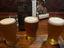 L-R (also order of preference):
Indian Summer Pale 
Kerry Lane Pale
Another Bloody IPA
