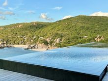 Our infinity pool with a view