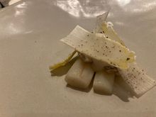 White asparagus, kokotxas and "pil Dil"
Esparrec blanc, Kokotxas 1 pil pil
Esparrago blanco, kokotas v DIl DIl