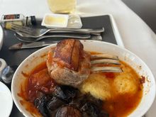 Lamb. Overcooked but flavour was okay. Tender. 