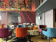 Lounge. Quite busy during Happy Hour but very quiet for breakfast. 