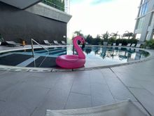 And the pool…
