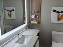 Well-lit vanity