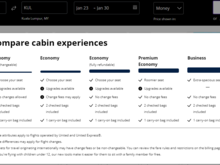 SFO-KUL showing Economy Non-Changeable and the rules associated with it.  Note: SFO-KUL routes through SIN and that would make SFO-SIN upgrade eligible on this fare.
