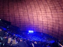 What the view looked like before the show