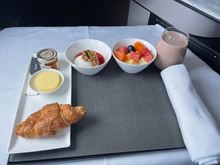 Breakfast setup 