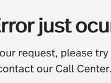 Error for the past month. Lifemiles has still not been able to fix it.