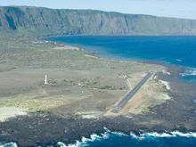 LUP airport, island of Molokai, Hawaii