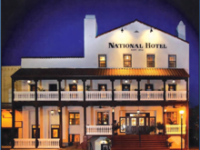 National Hotel, Water St. 2, at the head of Main St.