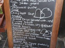 Dinner menu