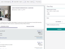 When you click to select the room, it offers points as a payment option.

