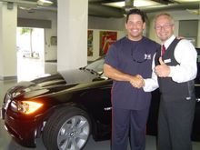 Picking up my BMW during European Delivery in 2005.