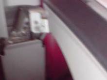 Arm rest, widened to Premium Economy position