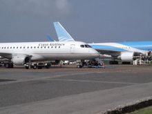 Copa Airlines on the deck in Punta Cana