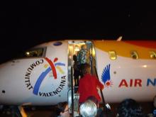 Boarding an Air Nostrum jet to Almeria at Barcelona airport. 2012.