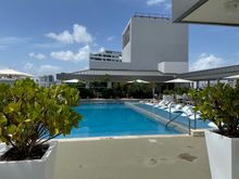 the pool