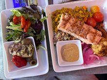 Salmon grain bowl - new curry sauce