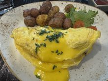 Crab omelets at HR Bellevue, WA is not too bad.