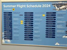 2024 flight schedule from Tivat