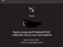 Glory be, and only nearly 3 months after the international flight to Brisbane, the refund was posted!