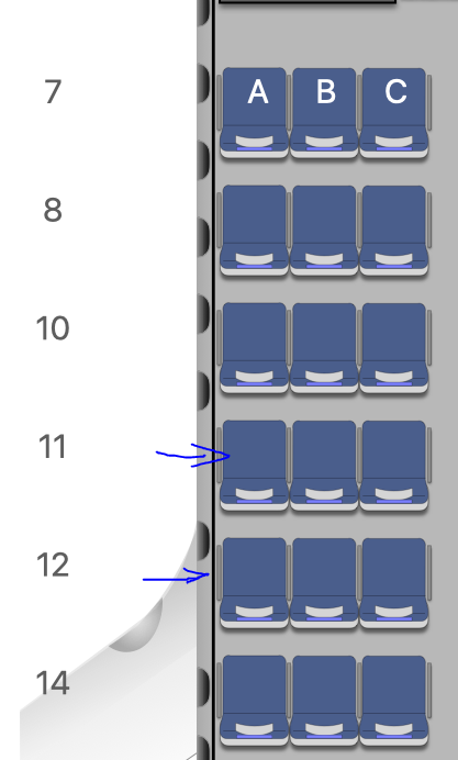 Seat Map - Boeing 737-800 (738)