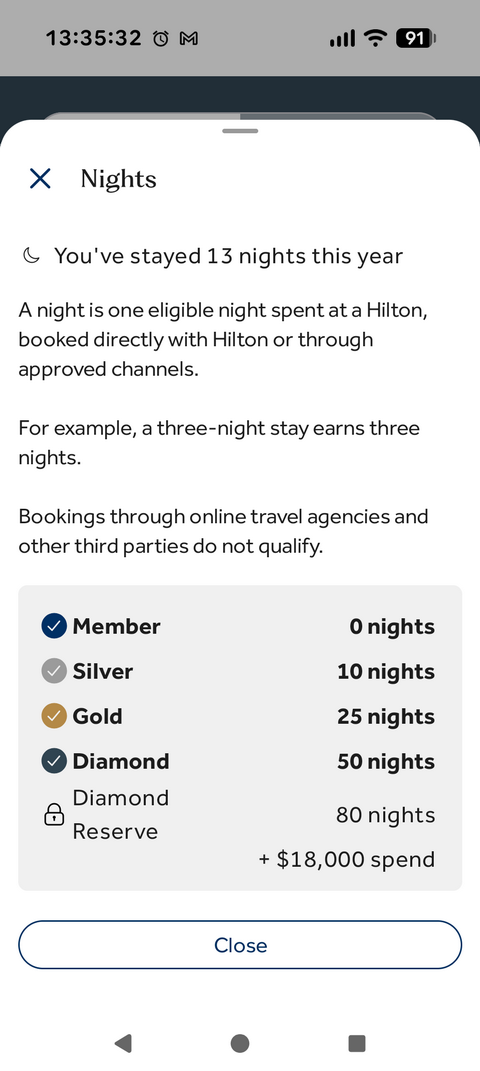 Screenshot of Android app 