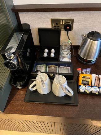 In room Nespresso machine