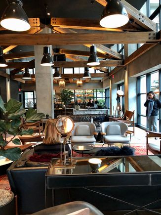 Bar area near reception