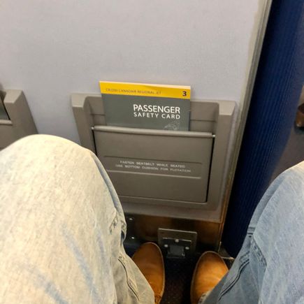 Can these planes get any smaller? I can’t wait until SkyWest retired these birds or bring back the E175 on this route. 