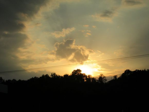 sunset 12th May 2018 Mineral Wells, West Virginia