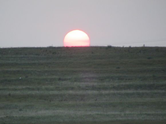 Elk City, Oklahoma sunset 15th September 2020