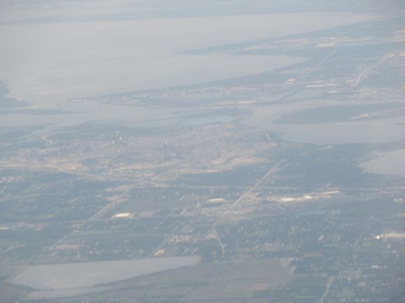 Galveston Bay and part of the Greater Houston area
