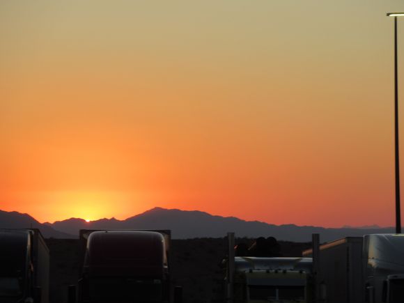 Lake Havasu City, Arizona sunset 7th October 2020