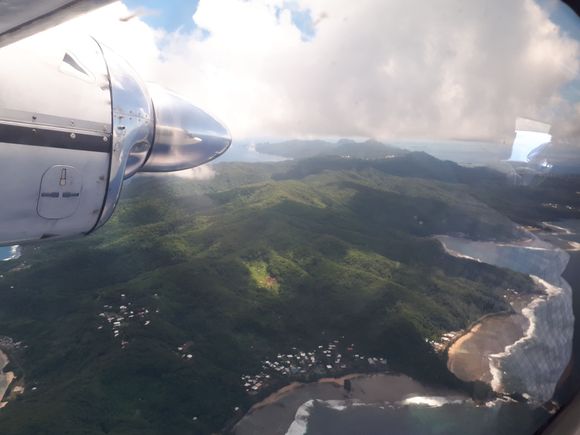 Approach over American Samoa