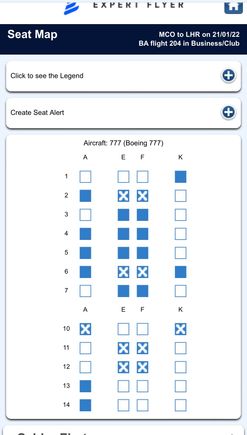 Club suites. White seats are empty

If you’re having issues with seating plan on ba.com then I’ve found a good fix is to move into empty seats using your booking ref on rj.com and these seat selections will then “stick” in the BA system