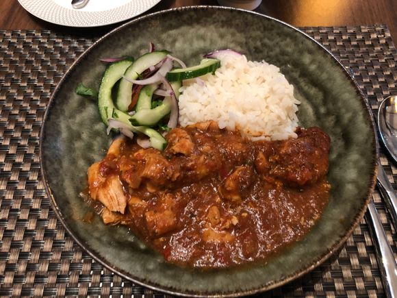 Chicken jalfrezi from the lounge menu